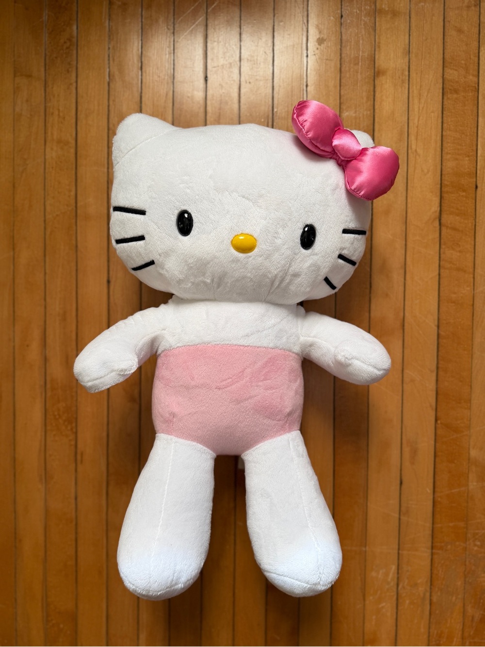 Hello Kitty Build-A-Bear Sanrio Plush 18" 2023 with Pink Bow & Sound on Hand
